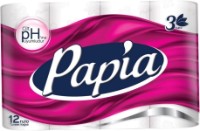 Туалетная бумага Papia White 3 plies 12 rolls