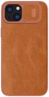 Husa de protecție Nillkin Apple iPhone 15 Qin Pro Brown