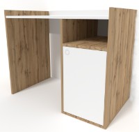 Письменный стол Smartex Tab Classic 100cm Белый/Дуб Тёмный