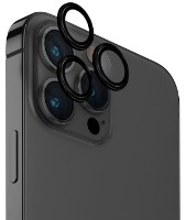 Защитное стекло для камеры смартфона Uniq Aluminium Camera Lens Protector for iPhone 15 Pro Max Black