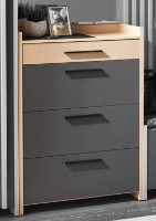 Rafturi pentru pantofi Ambianta Solaris 1089x352x800mm Cremona-Grafit