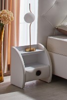 Noptieră Ambianta Cristal 455x360x510mm Alb