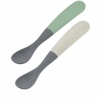 Набор силиконовых ложек Beaba Bicolor Mineral (B913574)