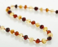 Colier pentru copii BabyJem Dark Amber (587)