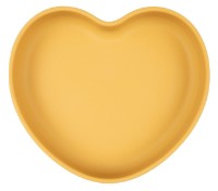 Placă de silicon cu ventuză Canpol Babies Сердце Жёлтый (80/309)