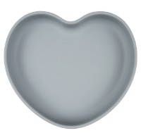 Placă de silicon cu ventuză Canpol Babies Сердце Голубой (80/309)