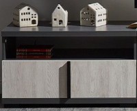 Тумба под ТВ Ambianta Duet TV 0.8m Gri-Alb Samoa