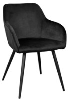 Scaun Deco Airis Black/Black Legs