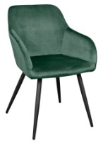 Scaun Deco Airis Green/Black Legs