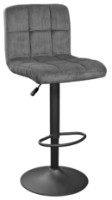 Барный стул Deco SB-044 Velvet Dark Grey/Black Legs