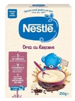 Рисовая безмолочная каша для детей Nestle Carob 4+ 250g