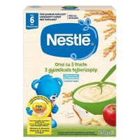 Рисовая молочная каша для детей Nestle 3 fruits 6+ 250g