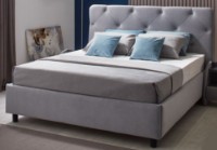 Кровать Ambianta Cristal 1.4m Gri