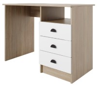 Письменный стол ML-Mobila Рио № 7 Дуб Сонома/Белый