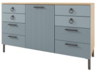 Comodă ML-Mobila Вельвет №12 1500 Stejar Auriu/Laguna Soft