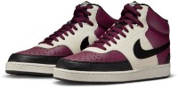 Bocanci pentru bărbați Nike Court Vision Mid Nn Dark Maroon/White/Black, s.40.5