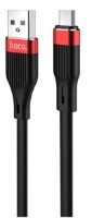 USB Кабель Hoco U72 Forest Silicone Micro-USB Black