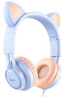 Наушники Hoco W36 Cat Dream Blue