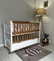 Кроватка SKV-Company Alex White/Natural (1B25-12)