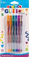 Гелевая ручка Carioca Glitter (53249) 6pcs