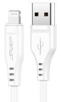 Cablu USB Acefast USB to Lightning 1.2m White (C3-02)