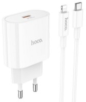 Зарядное устройство Hoco C94A Metro PD20W Type-C to Lightning White