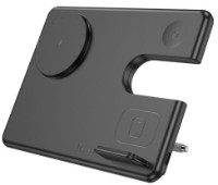 Зарядное устройство Hoco CQ1 Geek Folding 3-in-1 Black