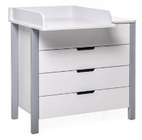 Детский комод Eucalyptus Karol90 White/Grey (DSK-K02)
