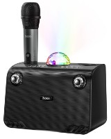 Портативная акустика Hoco BS41 Plus Double Mic Black