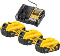 Зарядное устройство+3 аккумулятора DeWalt DCB1104P3