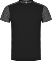 Детская футболка Roly Zolder 6653 Black/Heather Black 12 years