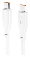 Cablu USB Hoco X93 Force 100W Type-C to Type-C 2m White