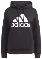 Женская толстовка Adidas Hoodie Big Logo Fleece Black/White, s.S