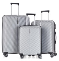 Set de valize CCS 5224 Set Silver