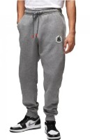 Мужские спортивные штаны Nike Jordan Flt Mvp Hbr Flc Pant 2 Carbon Heather/Rush Orange, s.M