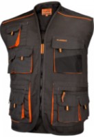 Жилет рабочий Art.MaSter Classic Vest Steel/Black/Orange 56