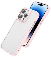 Чехол Hoco Golden Shield Frosted Protective Case for iPhone 14 Plus Pink