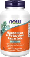 Витамины NOW Magnesium & Potassium Aspartate 120cap