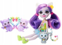 Păpușa Enchantimals Sunshine Beach Lorinda Lemur Family (HRX86)