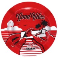 Пепельница Gizeh Metal Ashtray Good Vibes
