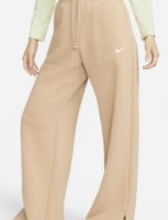 Pantaloni spotivi de dame Nike W Nsw Phnx Flc Hr Pant Wide Hemp/Sail, s.XL