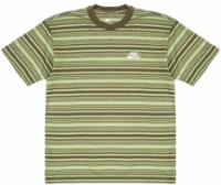 Tricou bărbătesc Nike U Nk Sb Tee M90 Stripe Sp24 Oil Green, s.M
