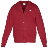 Cardigan pentru bărbați Nike M Nk Club Fairway Cardigan Team Red/White, s.S