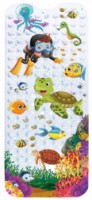 Covoraș de baie anti-alunecare 4Play Happy diver 100x40cm