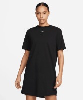 Rochie dame Nike W Nsw Essntl Ss Dress Tshrt Black/White, s.M