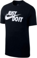 Мужская футболка Nike Shirt Sportswear Just Do It Swoosh Tee Black/White, s.XXL