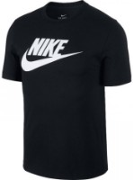 Мужская футболка Nike Shirt Sportswear Just Do It Tee Icon Futura Black/White, s.M