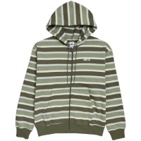 Hanorac pentru bărbați Nike U Nk Sb Flc Fz Stripes Coconut Milk/Oil Green/White, s.S