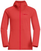 Hanorac damă Jack Wolfskin Kolbenberg Hooded Fz W Red XS
