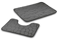 Covoraș de baie Tadar Set Dark Grey 2pcs 60x40cm/50x40cm